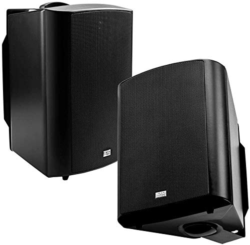 OSD Audio 70V Commercial 6.5" Patio Speaker Indoor Outdoor Pair Black AP640T