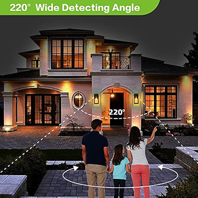 Large Outdoor Wall Light 16 Inch Lantern Sconce Matte Black