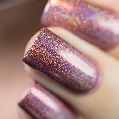 Image of ILNP Dinner Party - Alluring Marsala Ultra Holographic Nail Polish