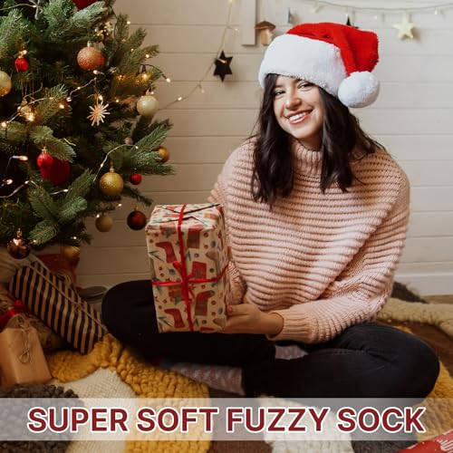 Image of Passionbility Fuzzy Socks for Women - Fluffy Socks Womens, Women Slipper socks of Coral Fleece