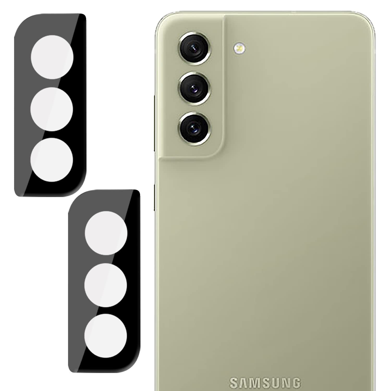 Tough Lee (Pack of 2 Camera Lens Protector Tempered Glass for Samsung Galaxy S21 FE / S21FE 5G (Black) (B0BNPXP5FY) Amazon Price History, Amazon Price Tracker