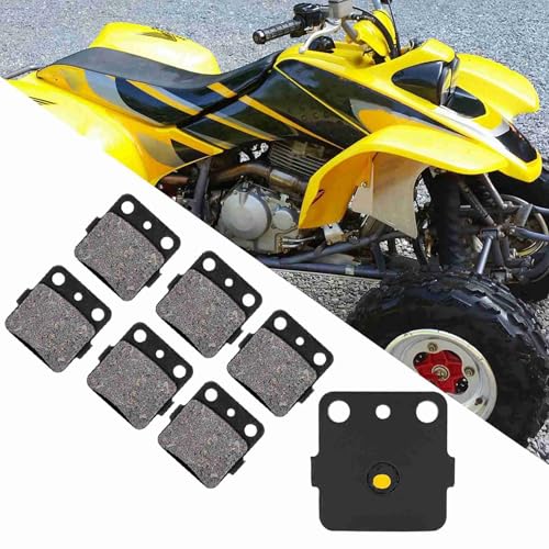 Pastillas de freno de disco, 6 uds., Pastillas de freno delanteras traseras, pastillas de freno de repuesto para motocicleta, para TRX400EX TRX400X Sportrax 99-14