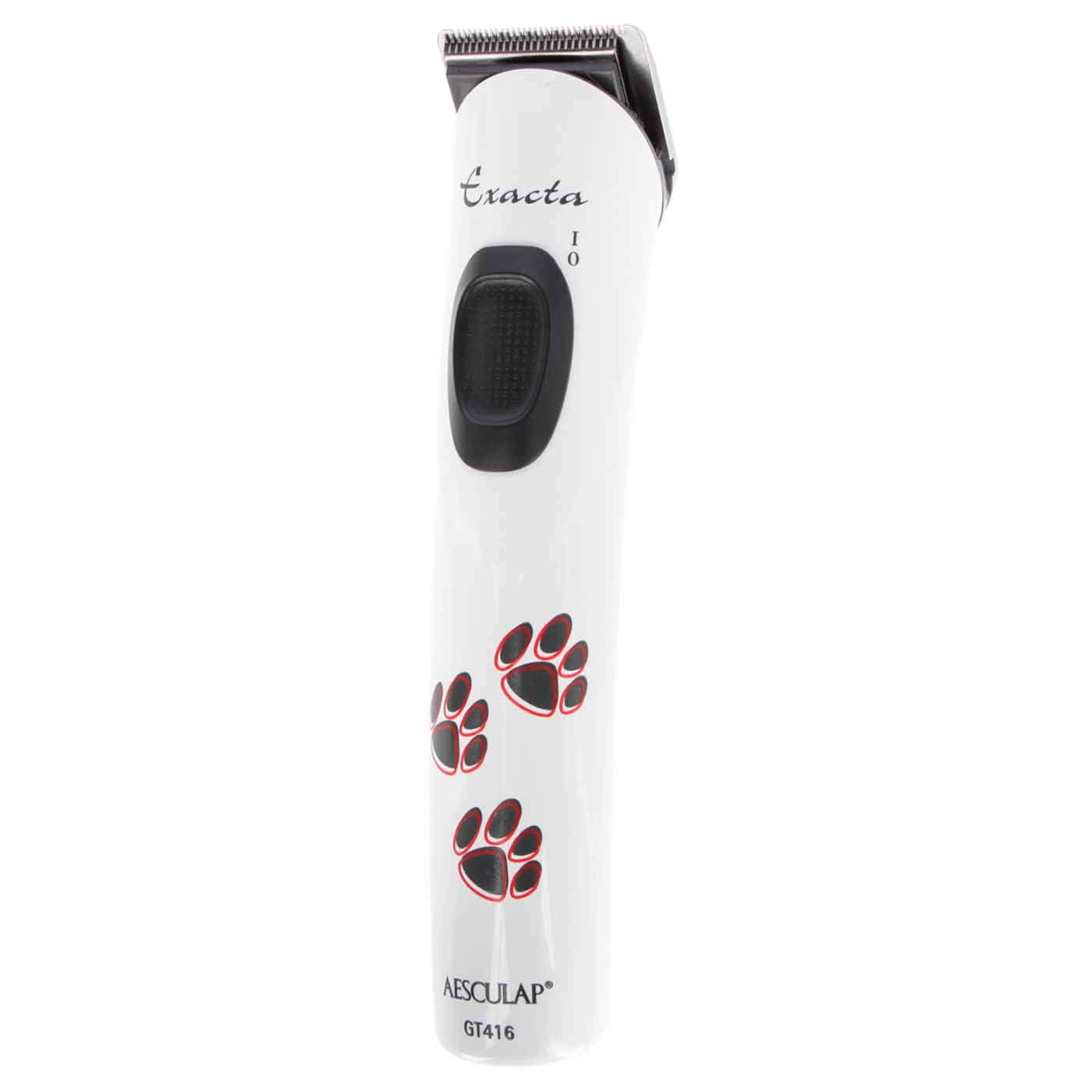 Aesculap Exacta Hundeschermaschine Hundetrimmer Pfotentrimmer + Tasche | Präzise Hundeschermaschine für Pfoten, Gesicht, Ohren und Feinarbeiten. Ideal für Hunde. Made in Germany. 43528