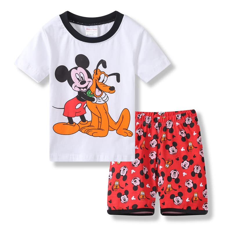 Amazon.co.jp: OUHUAN ミッキーマウス キッズ パジャマ 子供服 夏服 