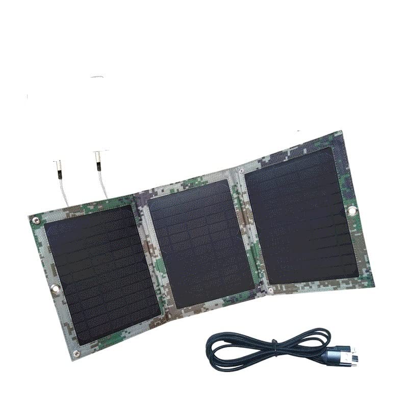 Pannello Solare Scheda di Ricarica for Telefono Cellulare Solare Pieghevole 19W 5V Pannello Solare for Ricarica Pannello Solare Borsa Pieghevole for Esterni