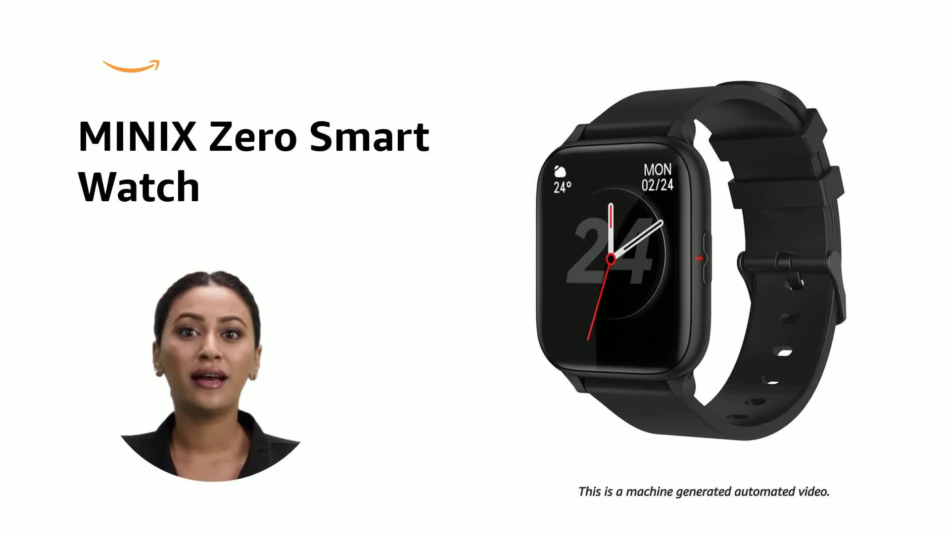 MINIX Zero Smart Watch with 20 Days Battery Life & Wireless