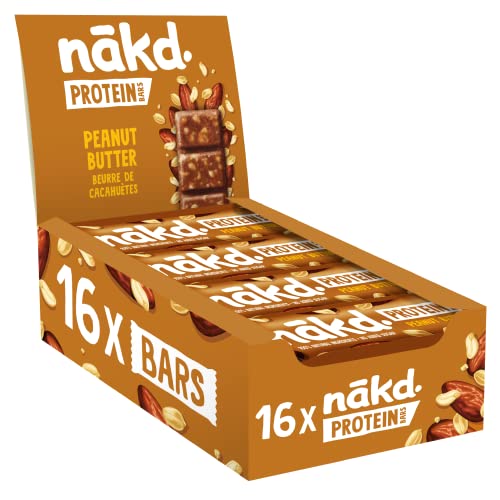 Nakd Peanut Butter Protein Bar - Vegan - Gluten Free - Healthy Sn...