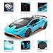 RASTAR Lamborghini RC Car 1/14 Lamborghini Huracán STO Model Car 2.4Ghz Blue Remote Control Toy Car for Boys