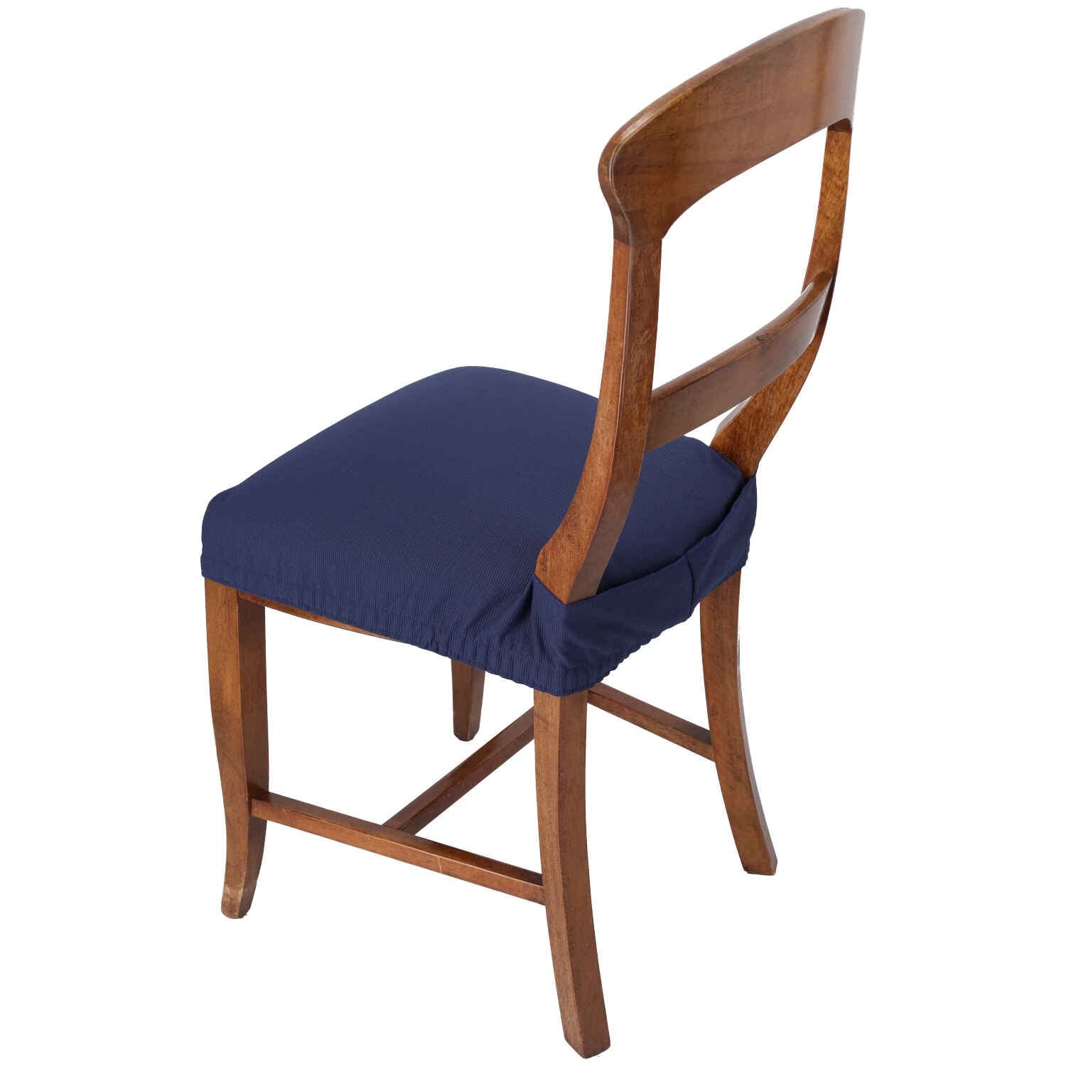 Coppia Coprisedie Elasticizzati Casatessile - Antimacchia, Lavabili, Made In Italy, Marrone - Foto 8