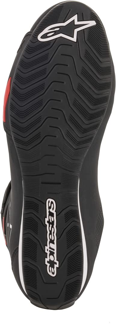 Alpinestars Sektor Shoe Black Red Motorcycle Boots, Black/Red, 45