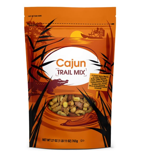 Cajun Trail Mix, 27 oz - Sweet and spicy blend of peanuts