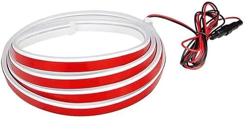 Miniatura 1 de Tira de luz para capó de automóvil de 59 pulgadas, tira de luces LED para exteriores de automóvil, flexible, impermeable, escaneo dinámico, tira de