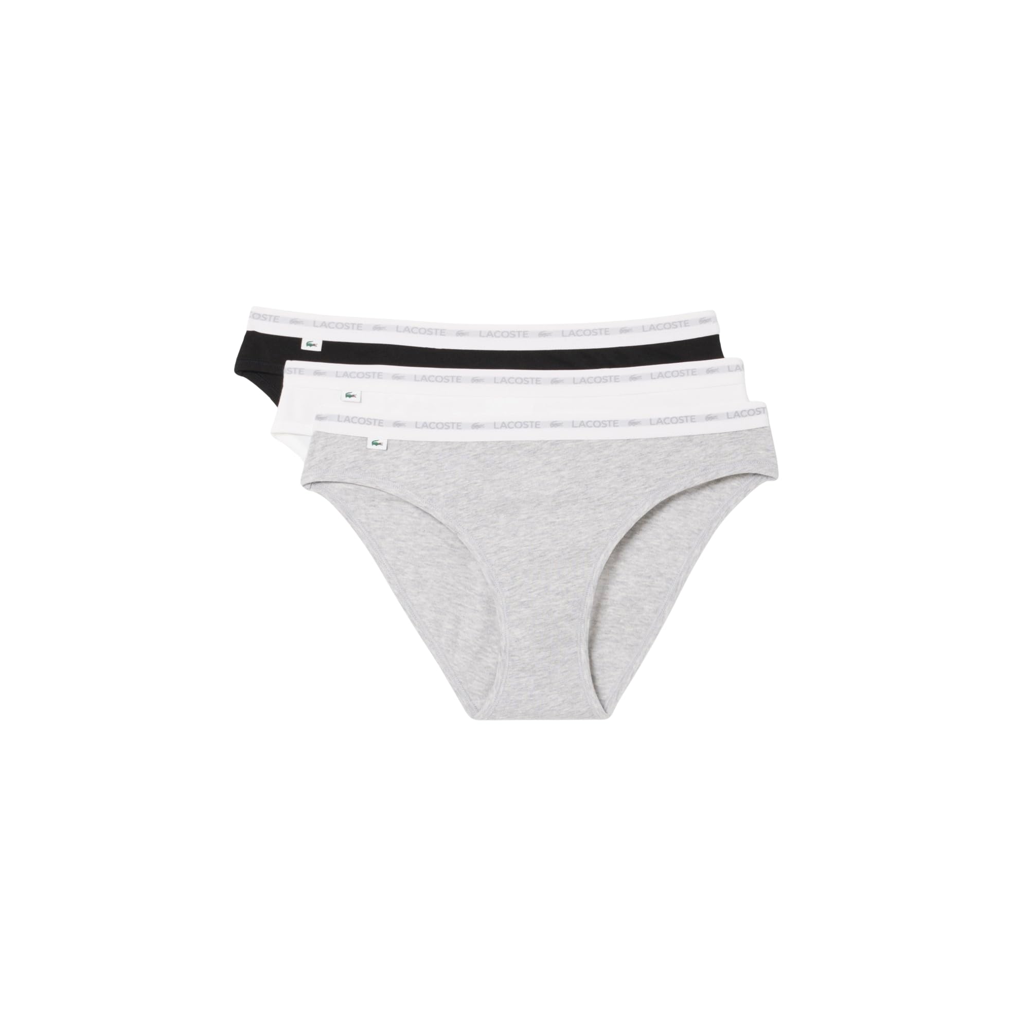 

                                                    Lacoste Women's Cotton Stretch Briefs, 3-Pack (Ama