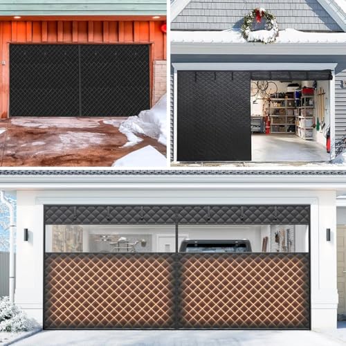 Couverture Kit Isolation Porte de Garage Imperméable Coupe-vent