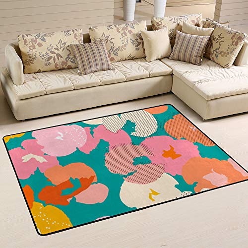 Tapis abstrait coloré durable et moderne de qualité supérieure Ruchen - 2