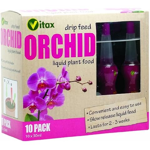 Vitax Ltd Unknown Vitax 30ml Orchid Drip Feed Mini Bottles (Pack of 10), Multicolored Cover