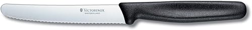 Victorinox 47503 VN47503 Bistec Negro - Hoja Redonda Serrada 4½", Multi