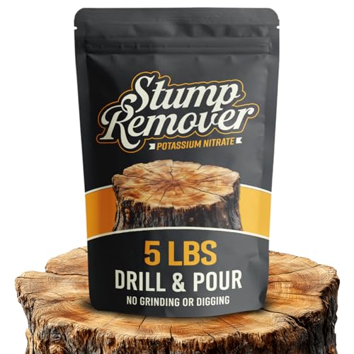 Potassium Nitrate Stump Remover - 5lbs - Drill and Pour - Potassium Nitrate Powder