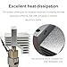 for Elegoo Centauri Carbon/Centauri Carbon 2 hotend, pre-Installed 0.4mm Hardened Steel Brass Nozzle, Heat Sink Installed, with 0.2mm, 0.4mm, 0.6mm, 0.8mm Nozzle, Silicone Sock and Nozzle Wipe