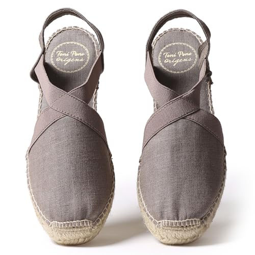 Image of Toni Pons - VERONA - Women's flat vegan espadrilles with elastics