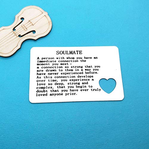 Xiahuyu Valentines Day Gifts for Men Engraved Wallet Card for Boyfriend Husband Fiance Christmas Birthday Gifts Wedding Gifts Anniversary Card Gifts for Him3