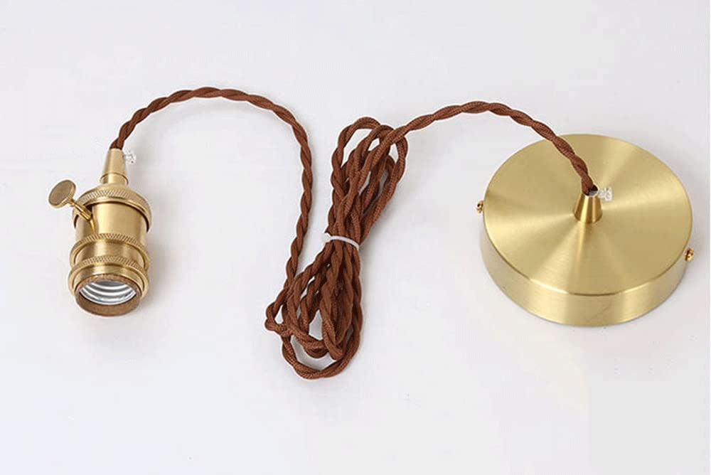 Mosiężna akrylowa lampa wisząca