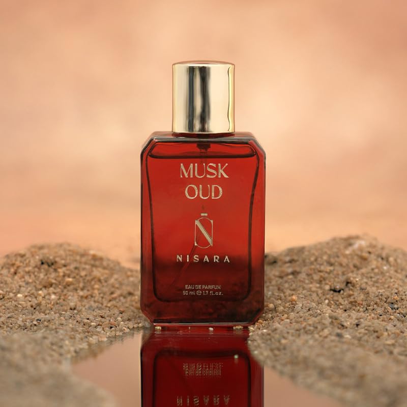 Nisara Musk Oud EDP Perfume for Men,50ml | Long-Lasting Premium Eau De Parfum | Tobacco Woody Fragrance with Mandarin, Bergamot, Warm Spices ,Oud,Amber, Musk Notes | Intense, Bold, Sophisticated | Fragrance for Him 2