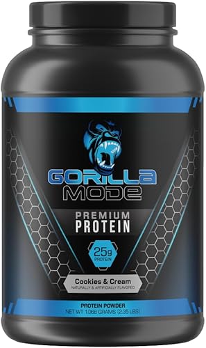 Miniatura 8 de Gorilla Mode - Proteína de suero de leche de alta calidad, especias de calabaza, 0.88 oz de proteína de suero aislar y concentrarrecuperar y