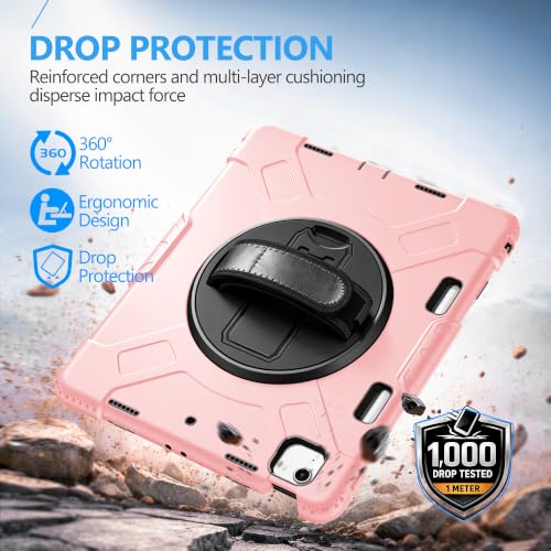 Image of Miesherk STOCK Case for iPad Air 13 Inch M4 2026 / M3 2025 /M2 2024 Pink
