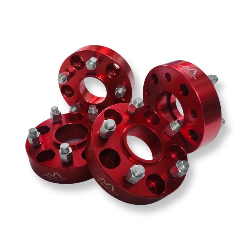 ProMan Light Weight Aluminum Wheel Spacers for Thar 2020 +,1.25 inch Thickness, 4pc