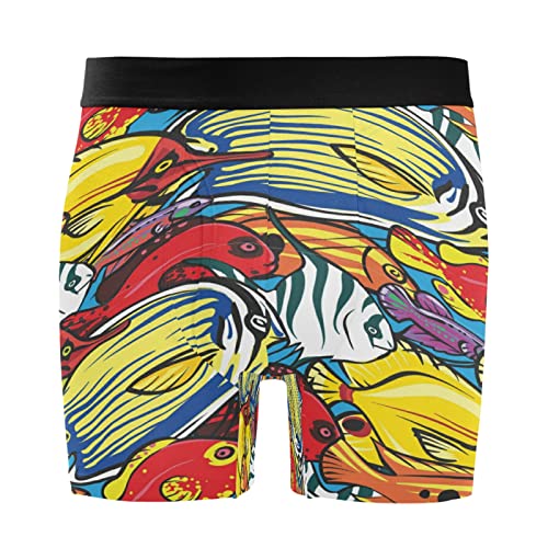 Calzoncillos bóxer ultrasuaves Vnurnrn pack de 2 con diseño de pescado océano