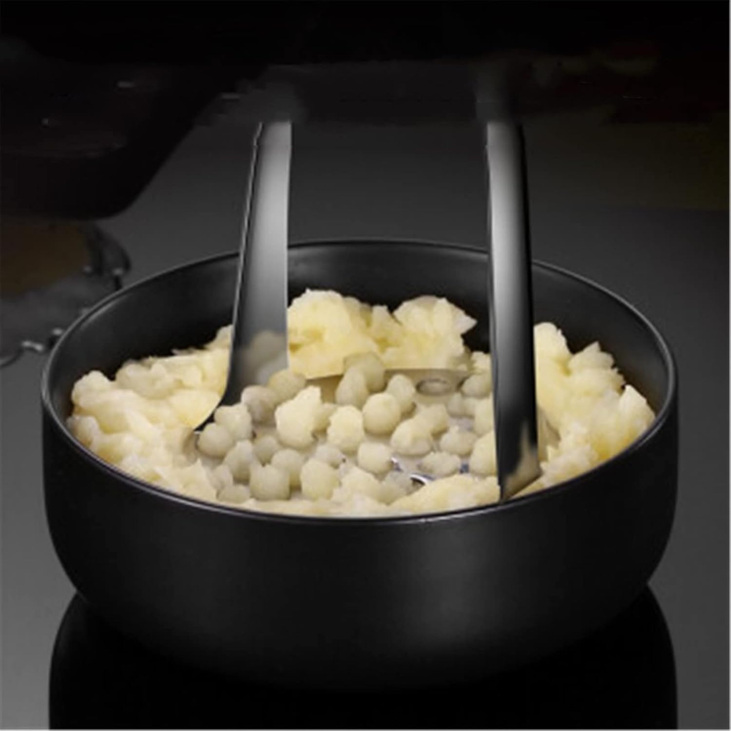 Potato Ricer Masher Stainless Steel Mashed Potato Masher Household Masher Baby Food Supplement Potato Pumpkin Masher