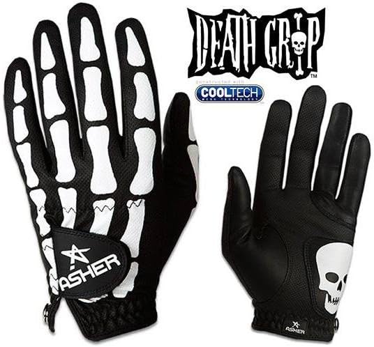 Asher Men's Deathgrip Left Hand Glove, Black, Medium/Large