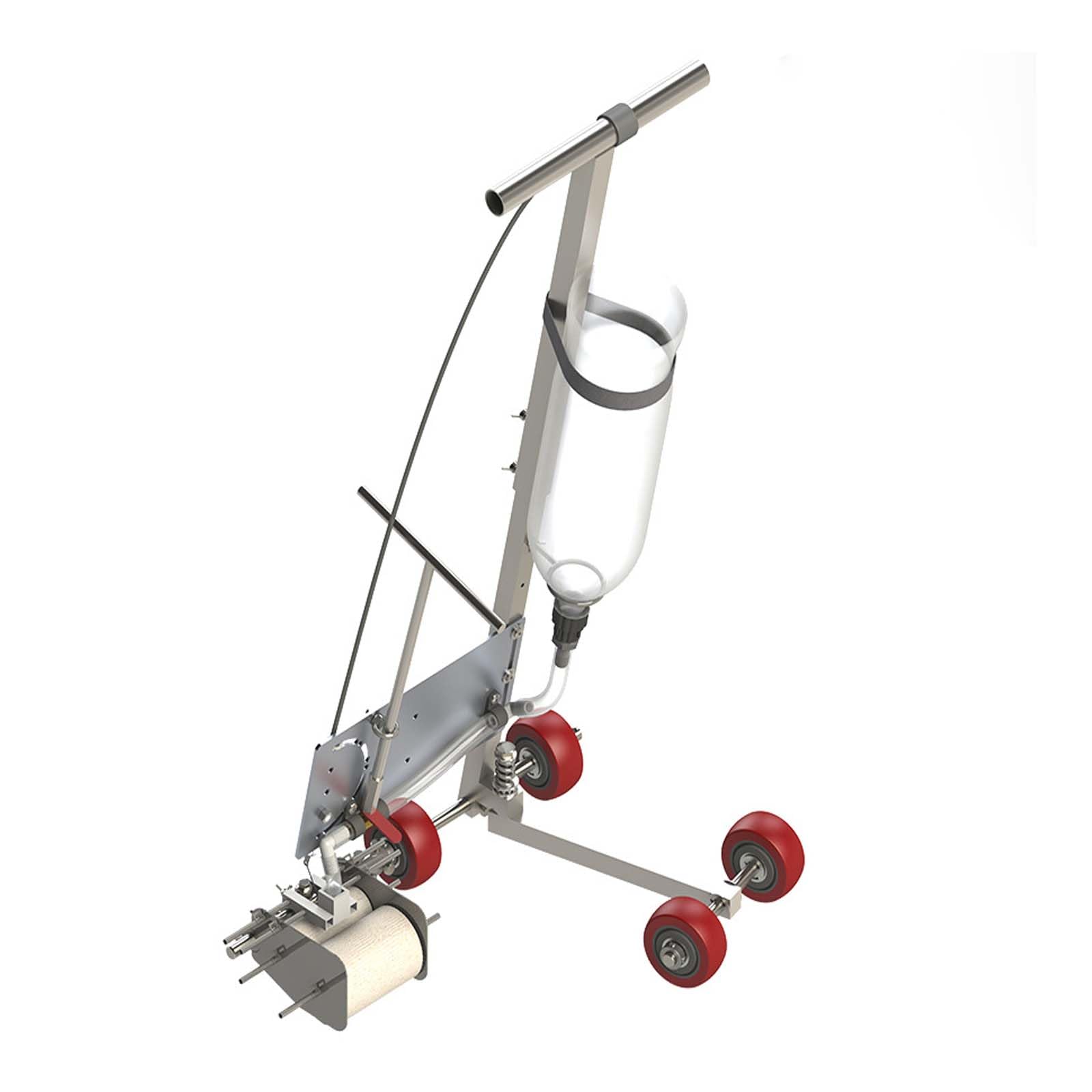 GTHTUHFD Manual Line Striper Adjustable Width Paint Marking Machine For Parking Lot Warehouse Playground & Road