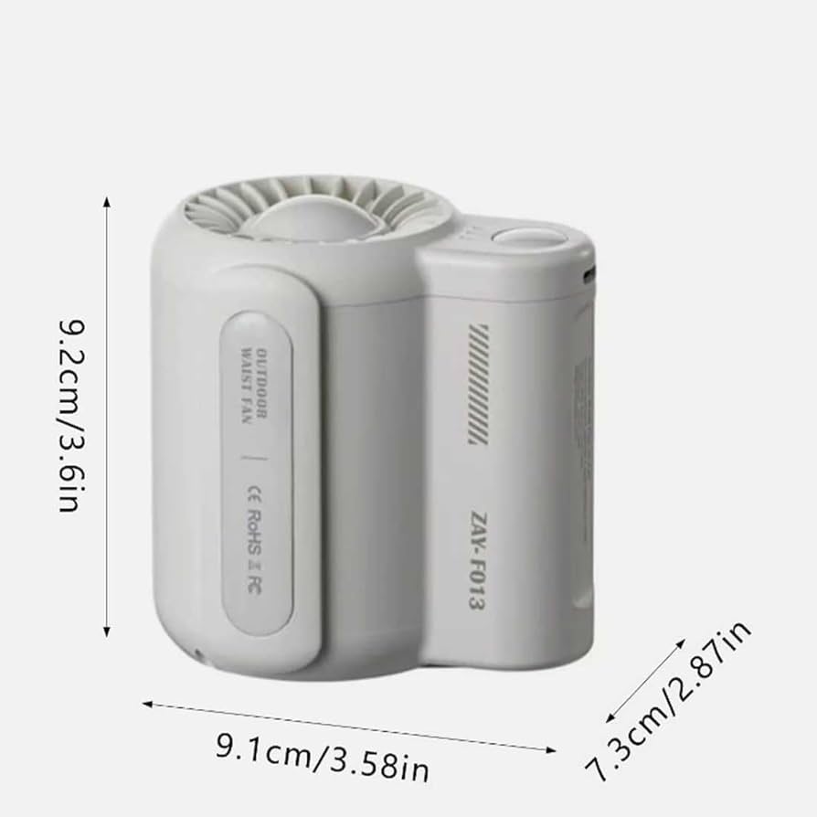 3個セット　Tシャツの中に風を送り込むウエストファン 3個セット緑 Amazon | シャツの下のクールクリップファン, ポータブルクール