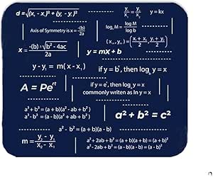 Amazon.com: Math Formulas Mouse pad Mouse Pad Mouse Mat Boho School ...