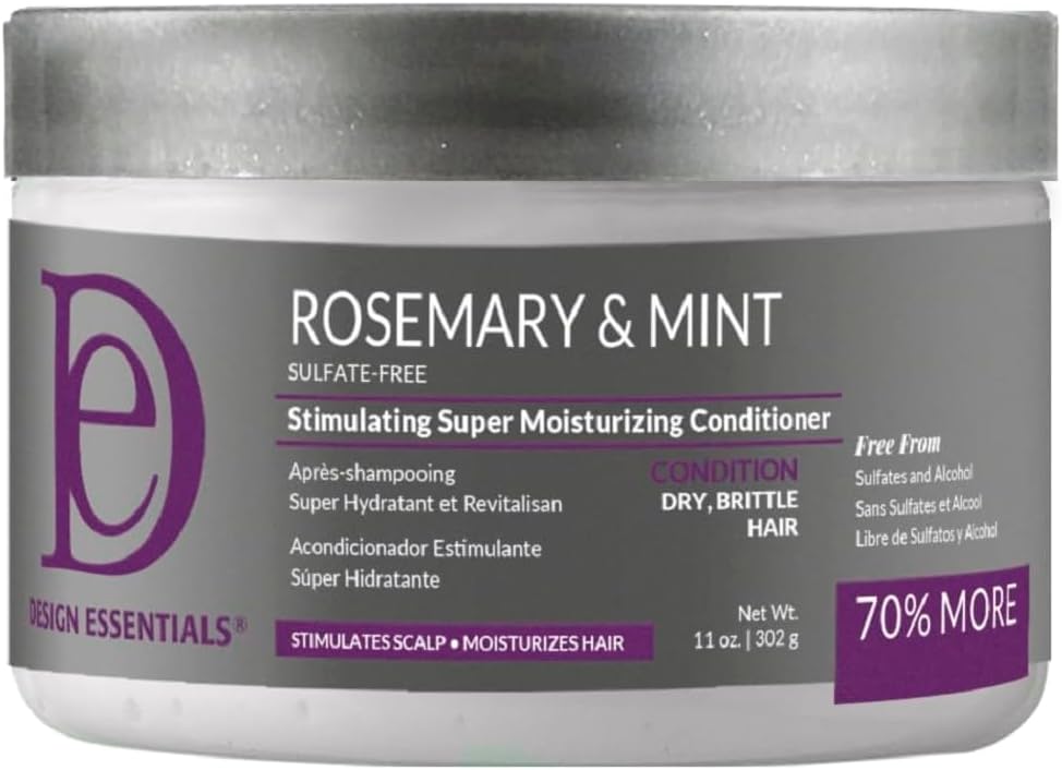 Rosemary & Mint Stimulating Super Moisturizing Conditioner for Dry, Brittle Hair, 11 Fl Oz.