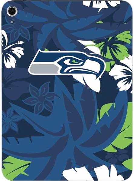 Skinit Decal Tablet Skin Compatible with iPad 11th Gen (2025) - Officially Licensed NFL Seattle Seahawks Tropical Print Design