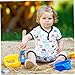 Vaguelly 1Pc Wooden Castanet with Long Handle Safe and Musical Instrument for Produces Pleasant Rhythm Sounds for Early Music Education and Rhythm Development Blue
