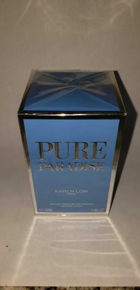 Karen Low Pure Paradise Paris Eau De Toilette for Men Natural Spray 3.4 Oz