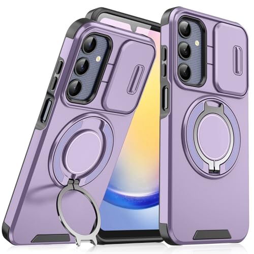 Coque Samsung Galaxy A56 antichoc évitez les fissures grâce à la coque rigide à anneau coulissant