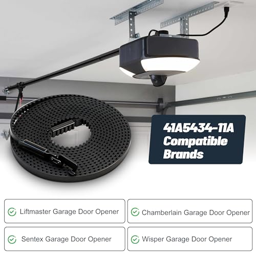 Image of 41A5434-11A Garage Door Drive Belt 234 inch for 7ft High Garage Doors | 41A5434-11A Whisper Drive Belt, Compatible with Multiple Models of Chamberlain / Craftsman / Liftmaster Garage Door Openers