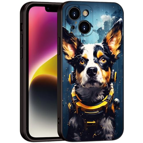 Dog for iPhone 15 Case | Trendy Slim Protection for Girls & Women & Teens (A1-Dog)
