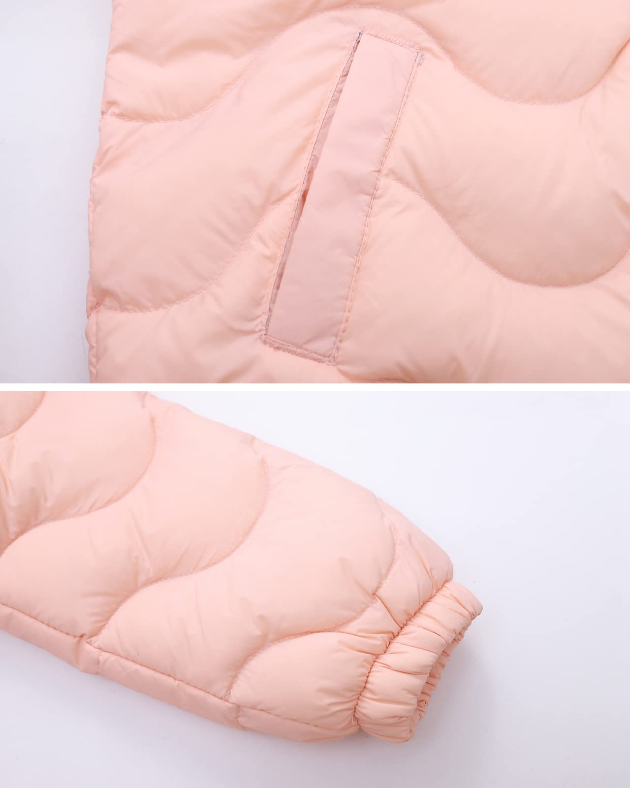 Bambini Invernale Cappotto con Cappuccio Leggero Giacche di Piumino Capispalla Caldo Inverno per Ragazzi e Ragazze