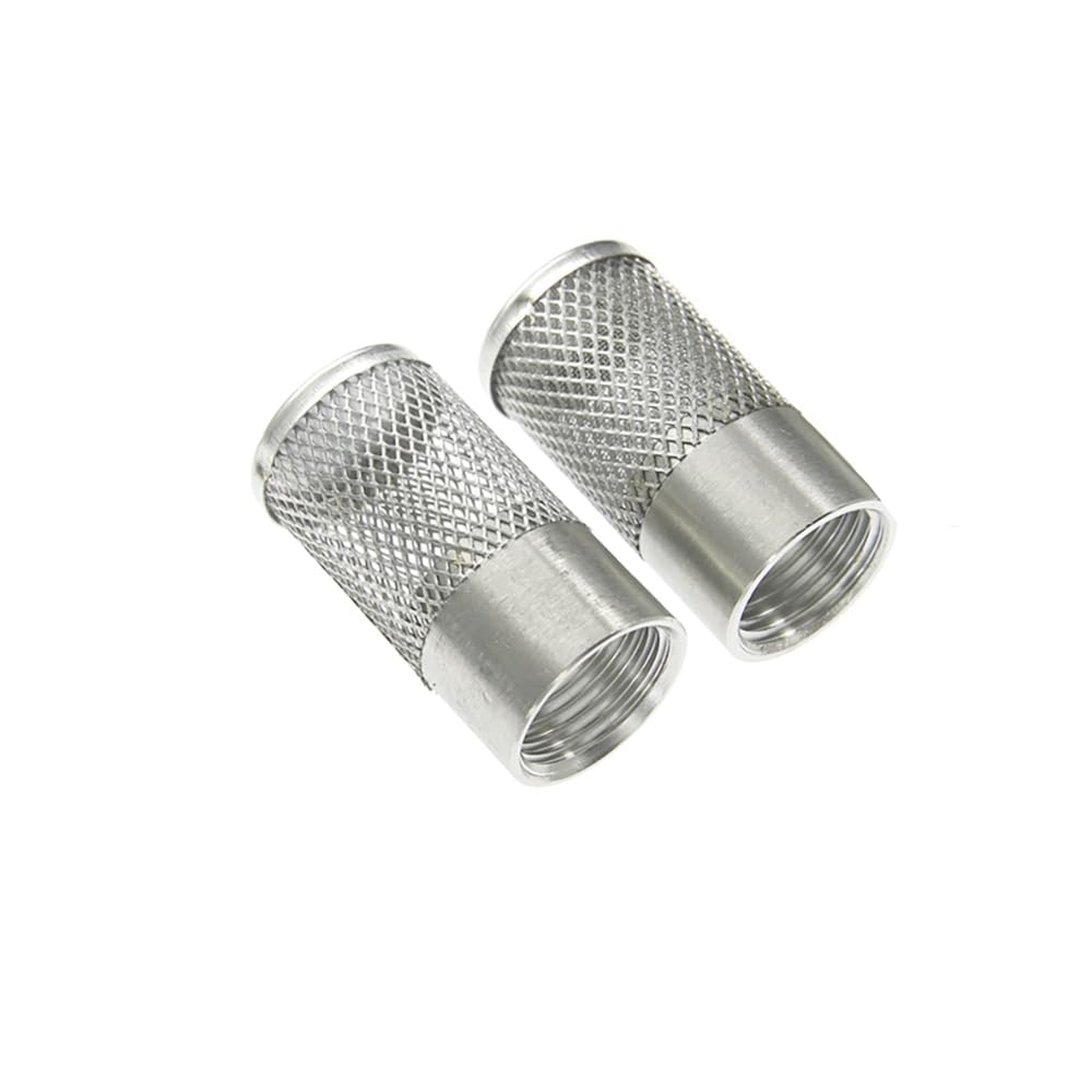 SS304 Filtr siatkowy ze stali nierdzewnej, filtr osadowy z gwintem wewnętrznym 1/2 do 10.2 cm do nawadniania ogrodu, pompy wodnej, zbiornika akwariowego, 1 szt. (długość 1 cm)