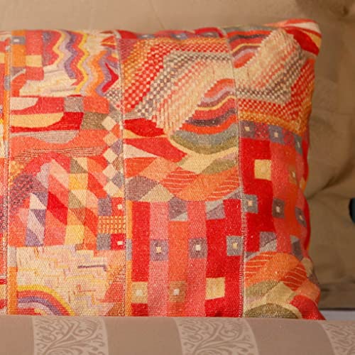 Mandala Life ART Housse de Coussin Moderne - 60x40cm - 100% Coton - Impression numérique - Coussins Boho Chic pour Chambre et canapé Cover