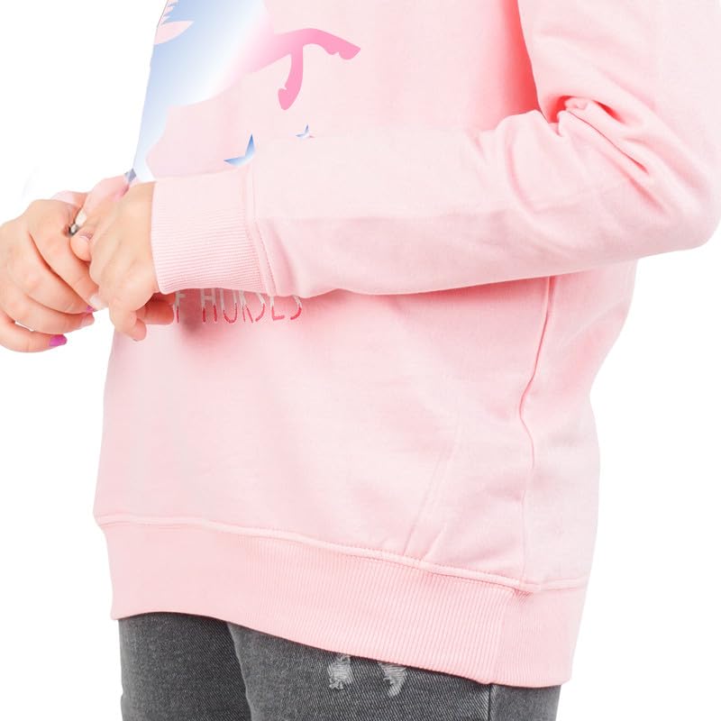 Image of Real Basics Girls Cotton Hooded Sweatshirt (Pack of 1)