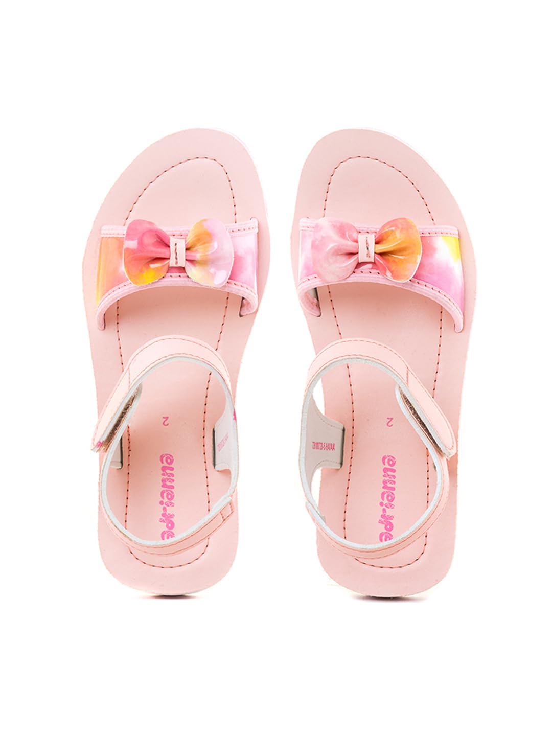Khadims Adrianna Pink Flat Sandal for Girls - 4.5-12 yrs (7281805) (B0CXSNHLHC) Amazon Price History, Amazon Price Tracker