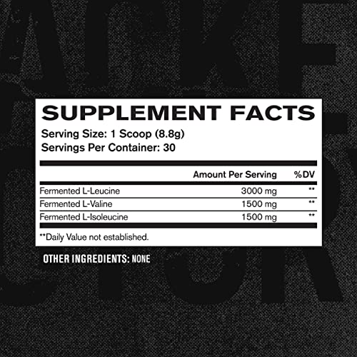 Bcaa Powder (Fermented) - 6G Branched Chain Essential Amino Acid Supplement For Improved Muscle Recovery, Reduced Fatigue, Increased Strength, And Muscle Growth - 30 Servings, Unflavored #TOP4