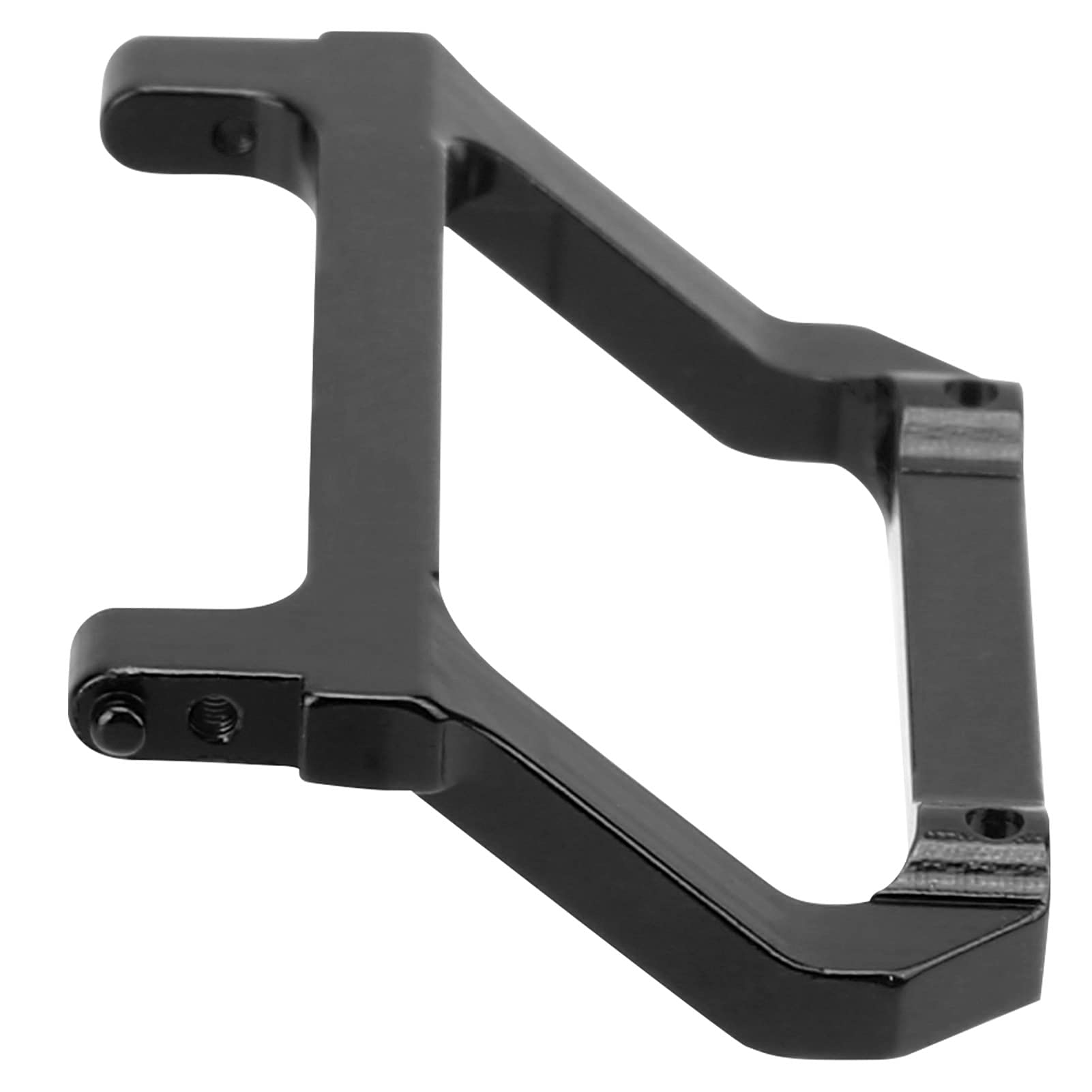 Alomejor Precision CNC Machined Front Bumper Mount for Axial SCX24 C10 1/24 RC Car Enthusiasts (Black)